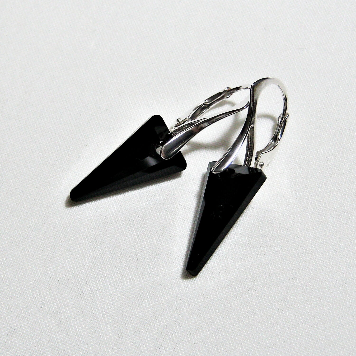 Sterling Silver Swarovski® Spike Earrings