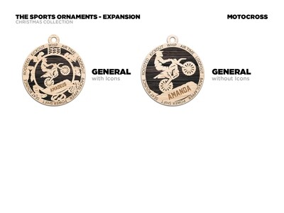 Motocross - Sports Ornaments