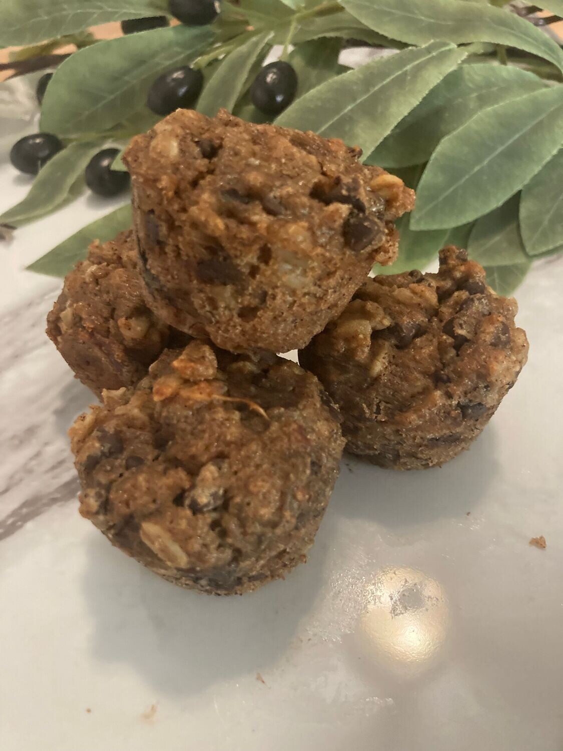 Banana Oat Chocolate Chip Muffins