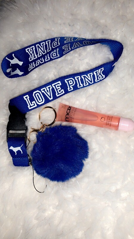 Blueberry lipgloss keychain?