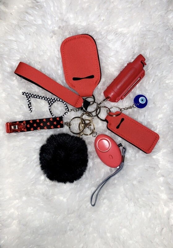 Ladybug safety keychain