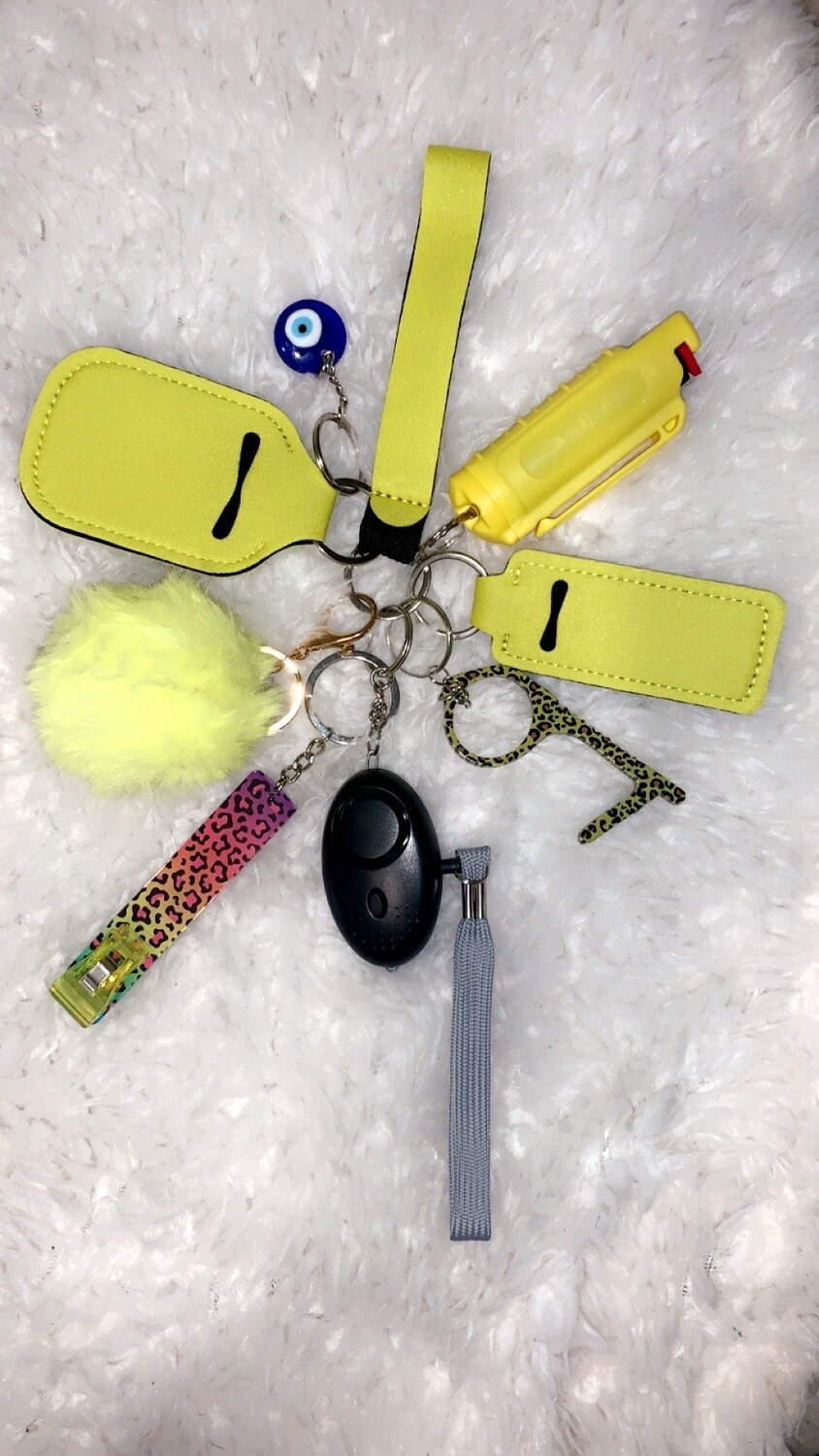 Buttercup Safety Keychain