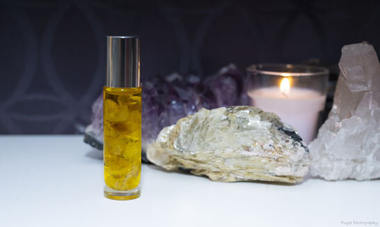 &quot;Abundance&quot; Essential Oil &amp; ABFE Crystal Roller
