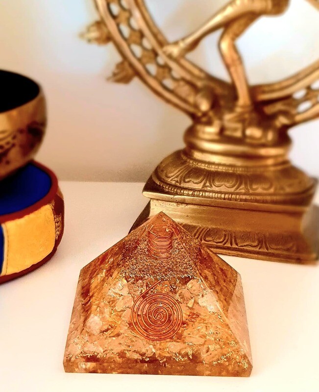 Orgonite Pyramid - Citrine