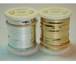 Danville Flat Mylar Tinsel Gold/Silver