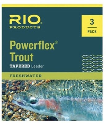 Rio POWERFLEX Trout 7.5Ft. Leaders Single &amp; 3PK.