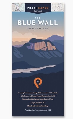 The Blue Wall Upstate SC-NC Trail Map