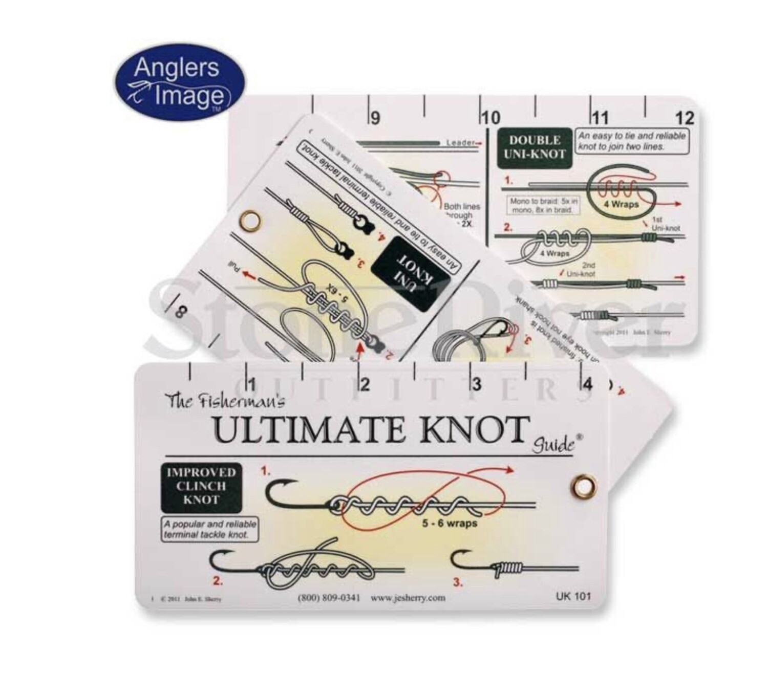 Ultimate Fishing Knot Guide Ruler 