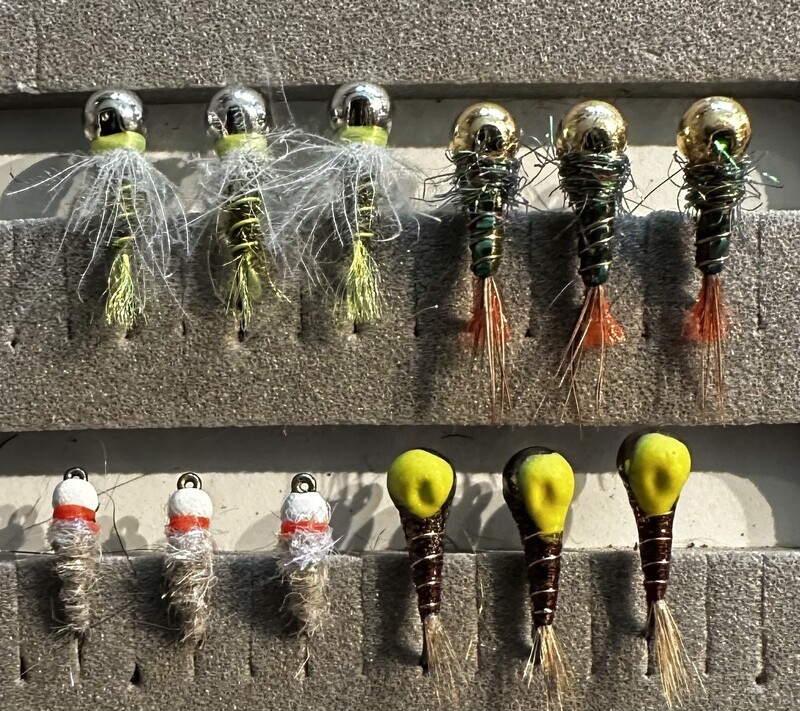 12 piece Tungsten Jig Nymph Assortment (Size 16)