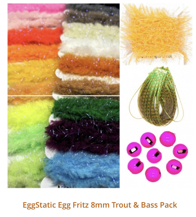 Semperfli Egg Static Fritz 8mm Bass &amp; Trout Pack