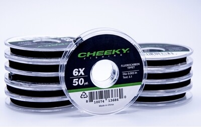 Cheeky Fluorocarbon Tippet 50yd spool