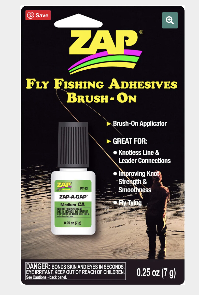Fly Fishing Zap A Gap Brush-On