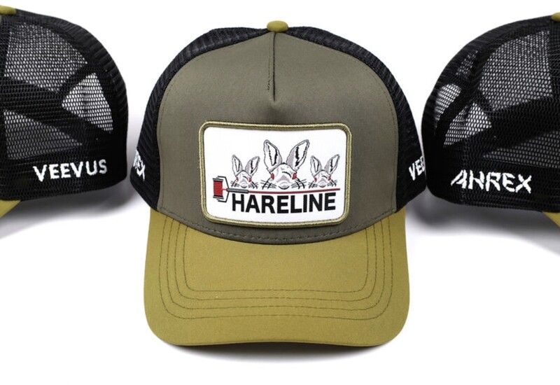 Hareline Logo Trucker Hat Mesh Back