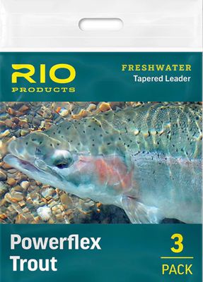 Rio Powerflex 9ft. Tapered Leaders  (3-Pack)