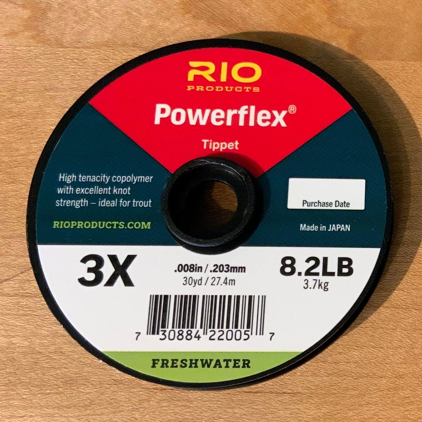 RIO PowerFlex Tippet 30yd. Spool