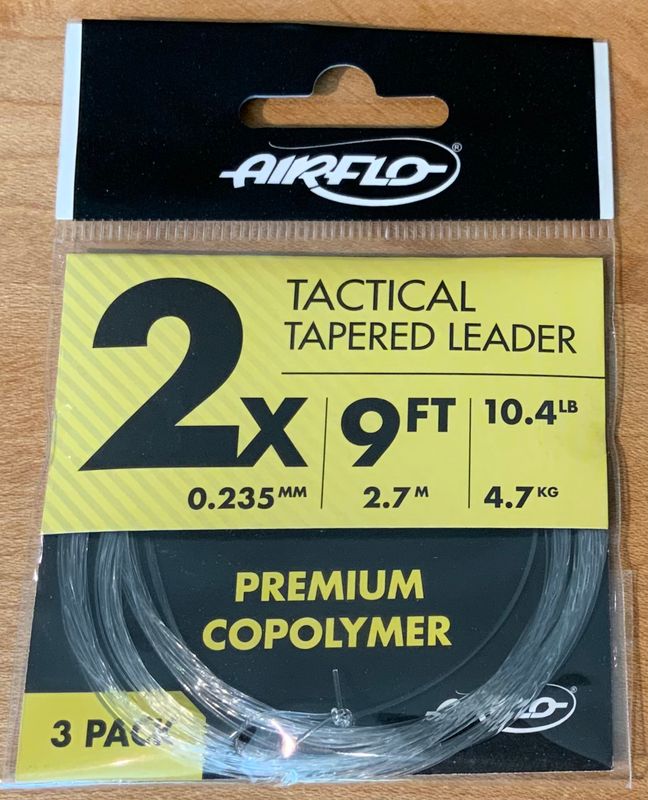 Airflo Tactical Tapered 9ft. Leader (3-Pack)