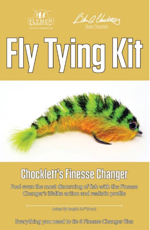 FlyMen Fishing Co. FLY TYING KIT Chocklett’s Finesse Changer