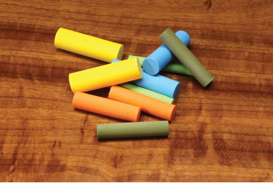 River Road Foam Cylinders Fly Tying PopperBody 6pk