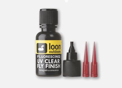 Loon UV Cure Clear Fly Finish Fluorescing 1/2 oz
