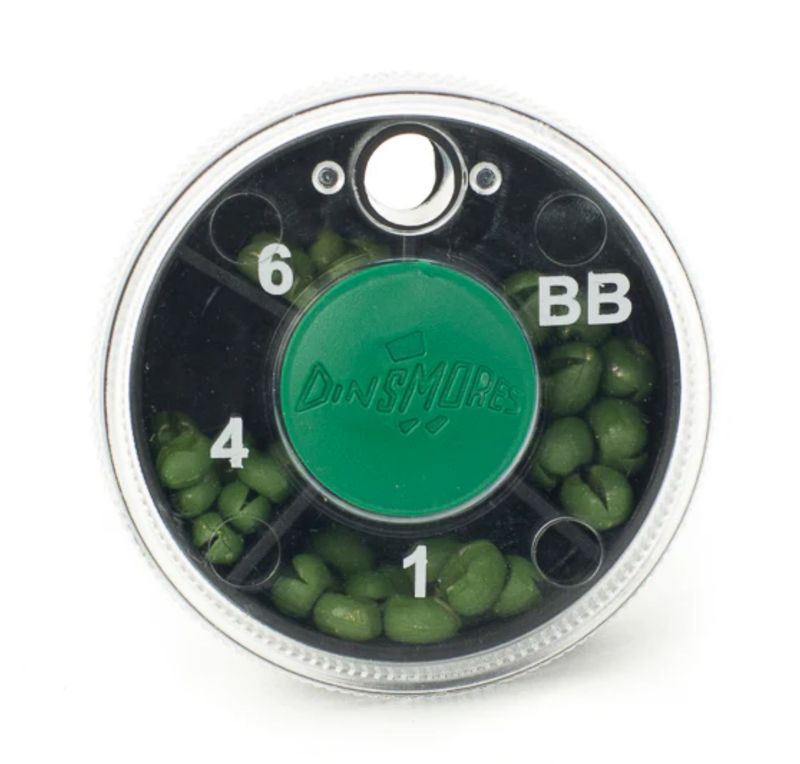 Dinsmore Green Egg Split Shot - Dispenser 