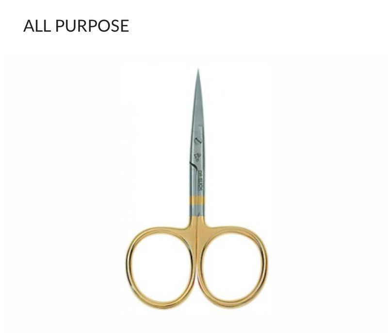 Dr. Slick 4&quot; All Purpose Straight Scissors Gold Loops