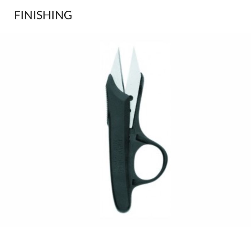 Dr. Slick 5&quot; Straight Finishing Scissors Black Handles