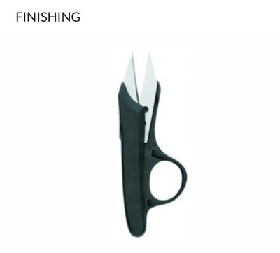 Dr. Slick 5&quot; Straight Finishing Scissors Black Handles