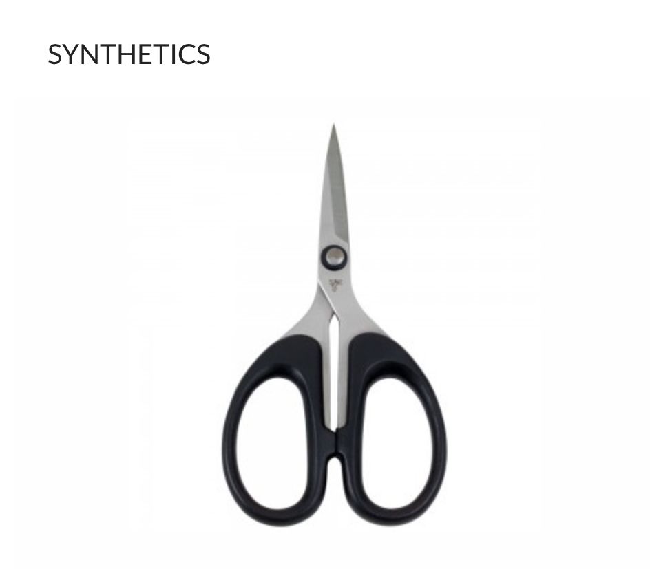 Dr. Slick 5&quot; Straight Synthetics Scissors Black Loops