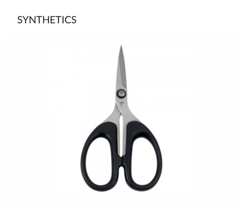 Dr. Slick 5&quot; Straight Synthetics Scissors Black Loops