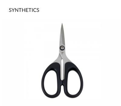 Dr. Slick 5&quot; Straight Synthetics Scissors Black Loops