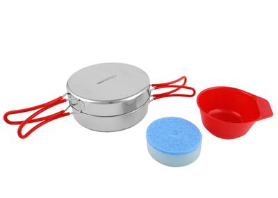 Coghlans Stainless Steel Mess Kit 5 Piece Set