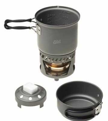 Esbit Alcohol Burner &amp; Trekking Cook Set