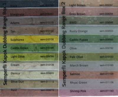 Semperfli Kapok Dubbing Dispensers