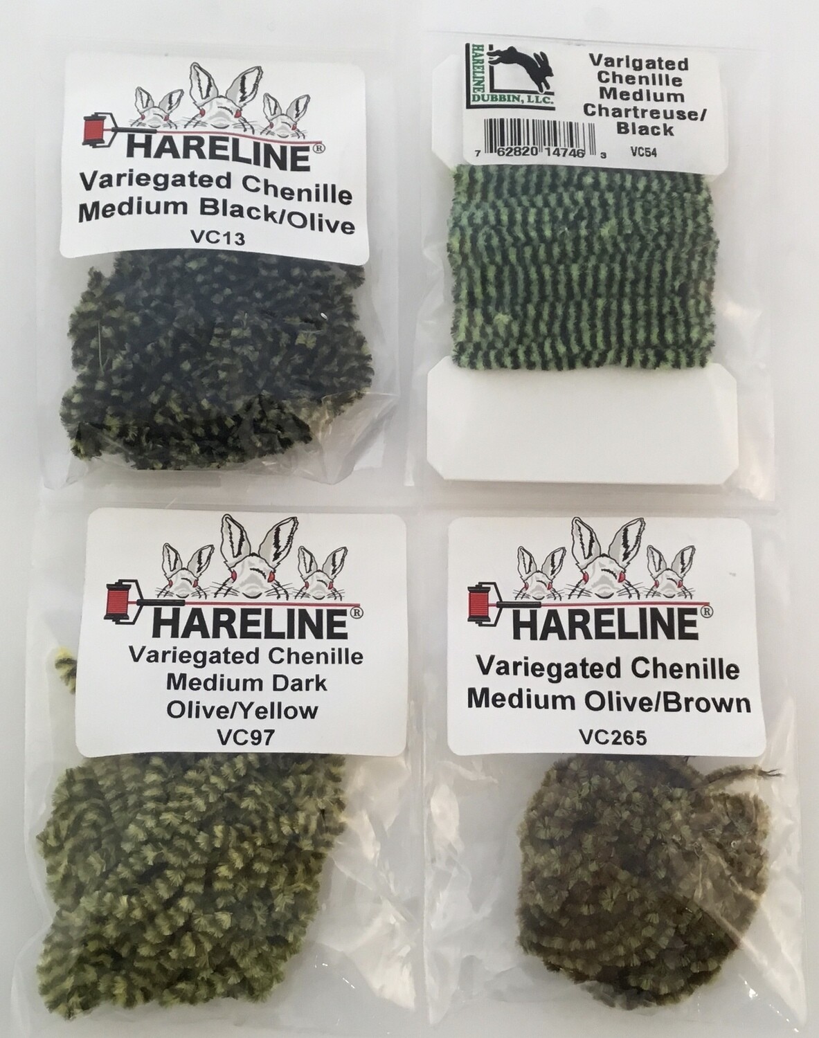 Hareline Variegated Chenille Medium Fly Tying