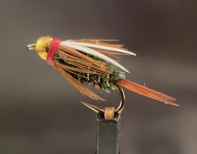 Prince Nymph Bead Head Red Collar 3 Each