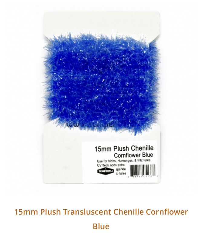 SemperFli Plush Translucent Chenille Fly Tying