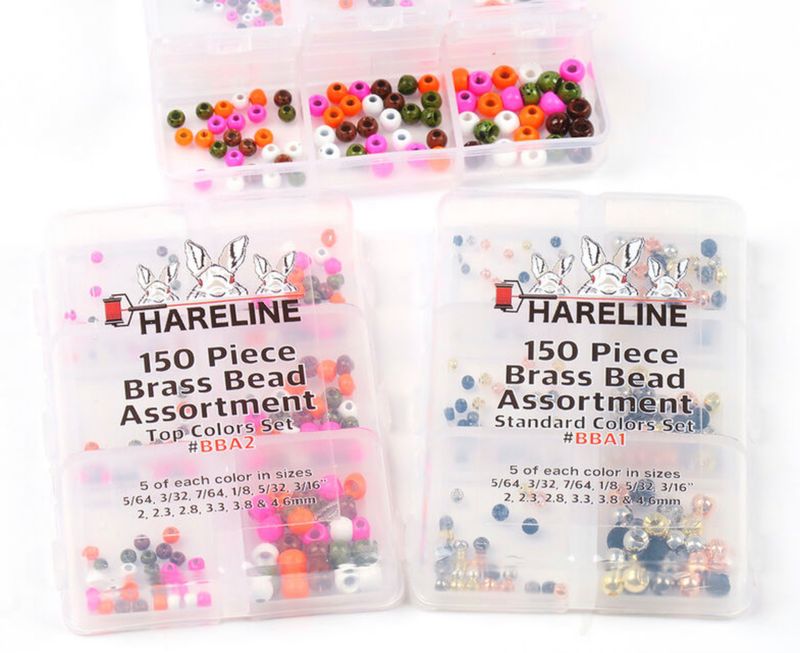 Hareline Brass Bead Assortment Fly Tying Beads