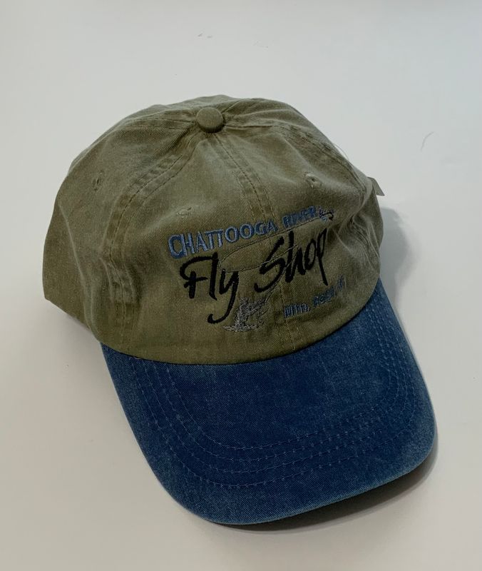 Chattooga River Fly Shop LOGO Garment Washed Hat 