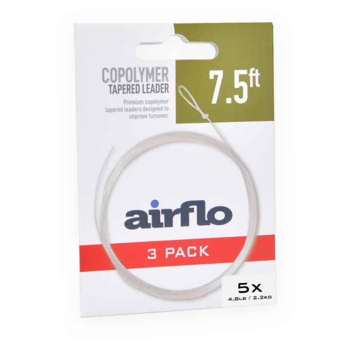 Airflo Tapered Leaders 7 1/2 Ft (3 Pack)