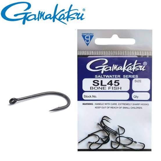 Gamakatsu Saltwater SL45 Bone Fish Black Hook