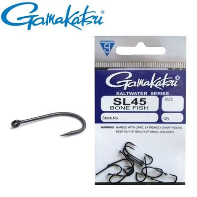 Gamakatsu Saltwater SL45 Bone Fish Black Hook