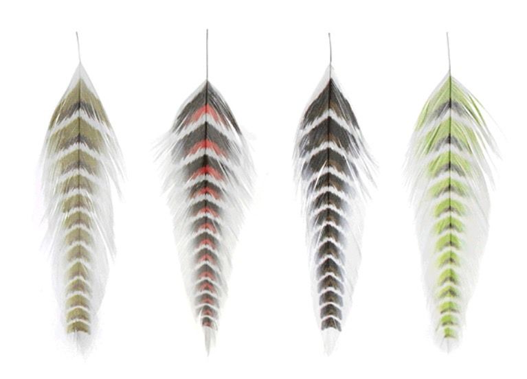 MFC Galloup's Fish Feathers-Grizzled
