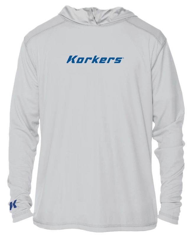 Korkers Lightweight Sun-Protection Hoodie Prl Grey