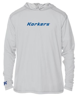 Korkers Lightweight Sun-Protection Hoodie Prl Grey