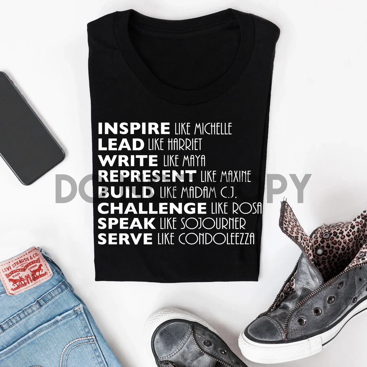 Black History Women Screen Print Transfer