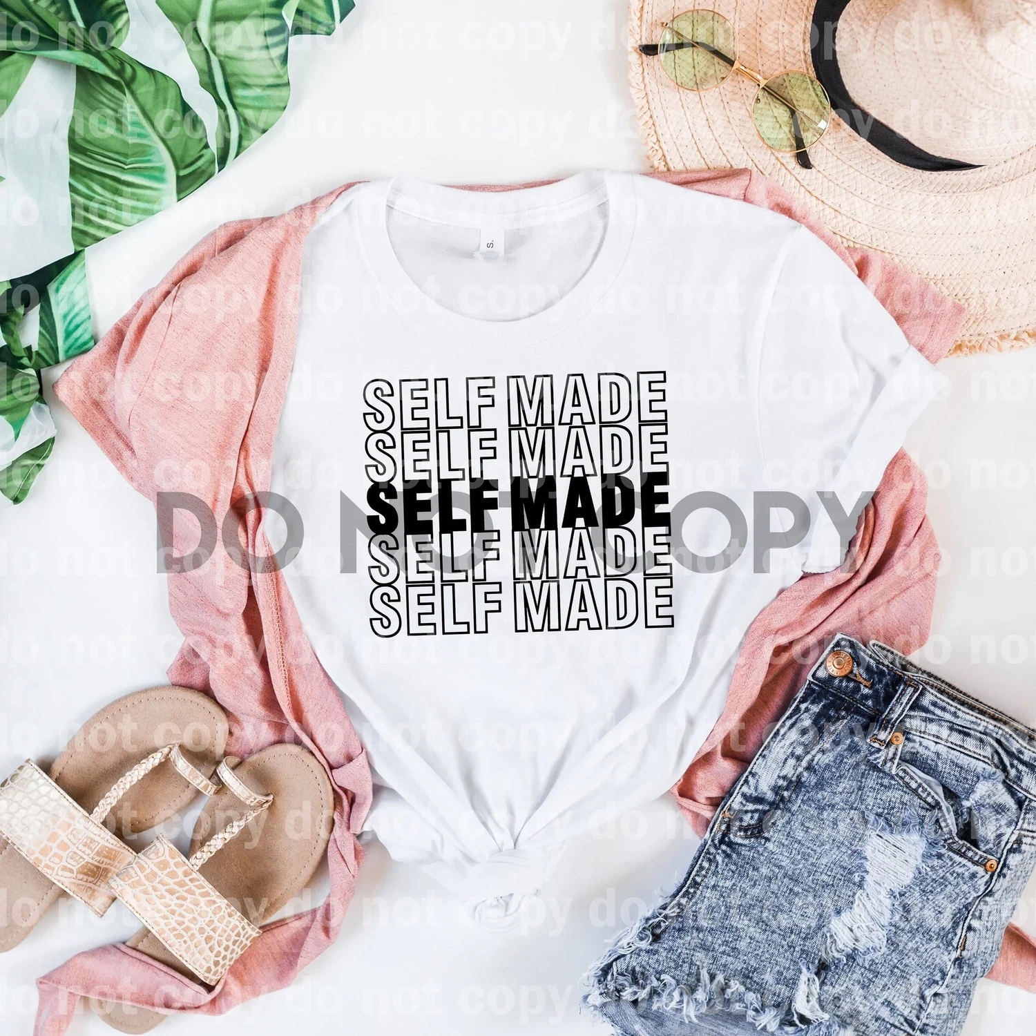 Self Made Black Screen Print Transfer