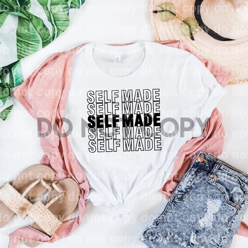 Self Made Black Screen Print Transfer