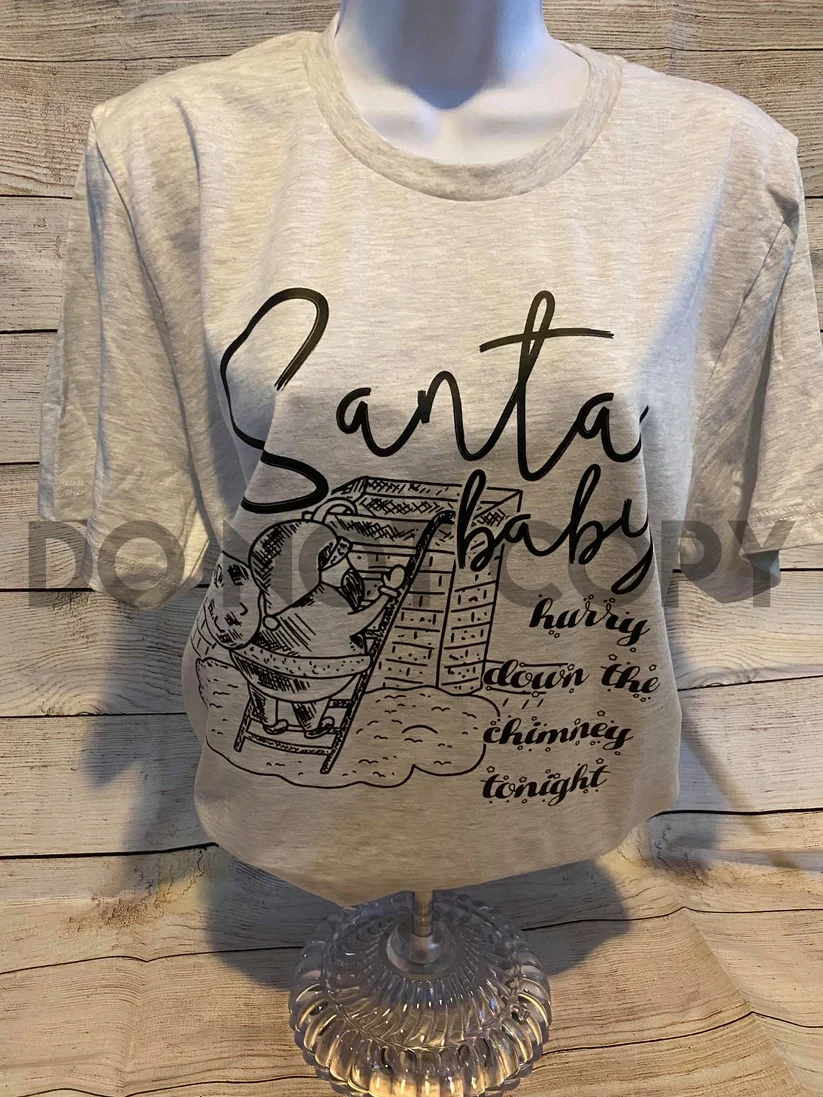 Christmas Begins With Christ Screen Print Transfer