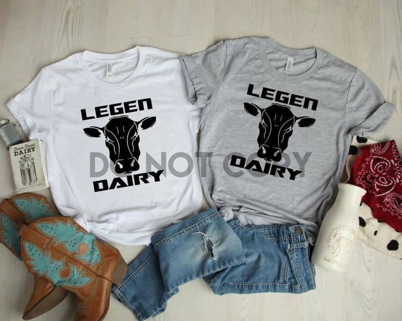 Legen Dairy Screen Print Transfer