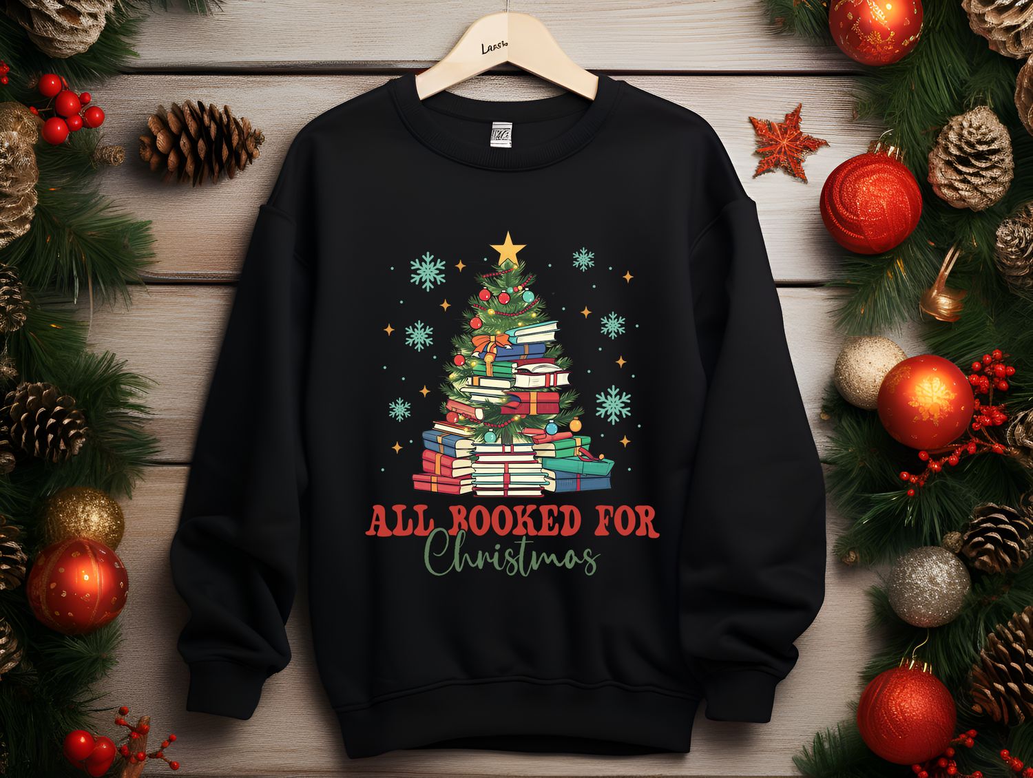 Booked For Christmas DTF Print